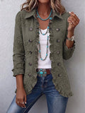 Corinna | Giacca Utility con Ricami Floreali - Aurella Milano