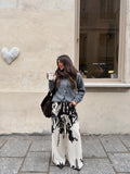 velmara-gen · pantaloni-palazzo-stampa-botanica · Bianco · frontale · 1