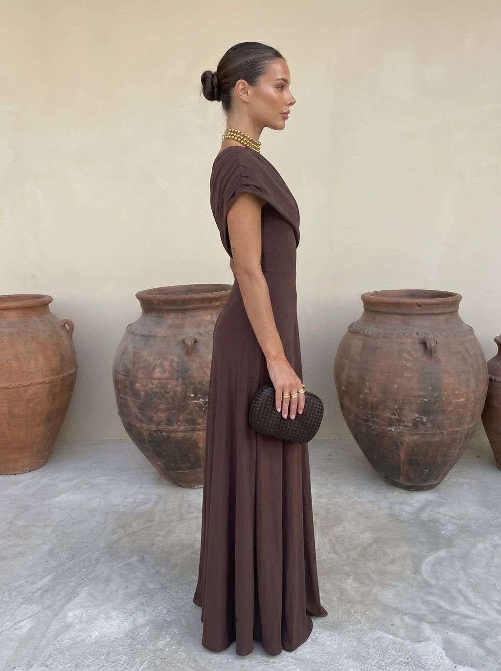 Abito femminile Terracotta | Aurella Milano