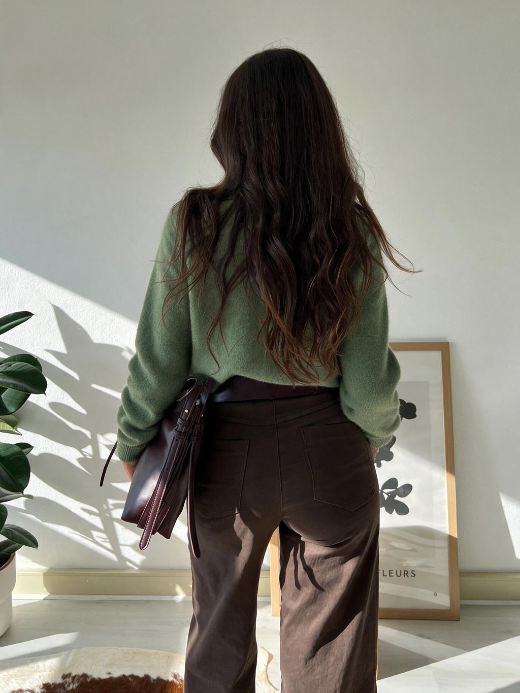 velmara-gen · maglione a maglia calda e densa · Turchese · retro · 3 · 34