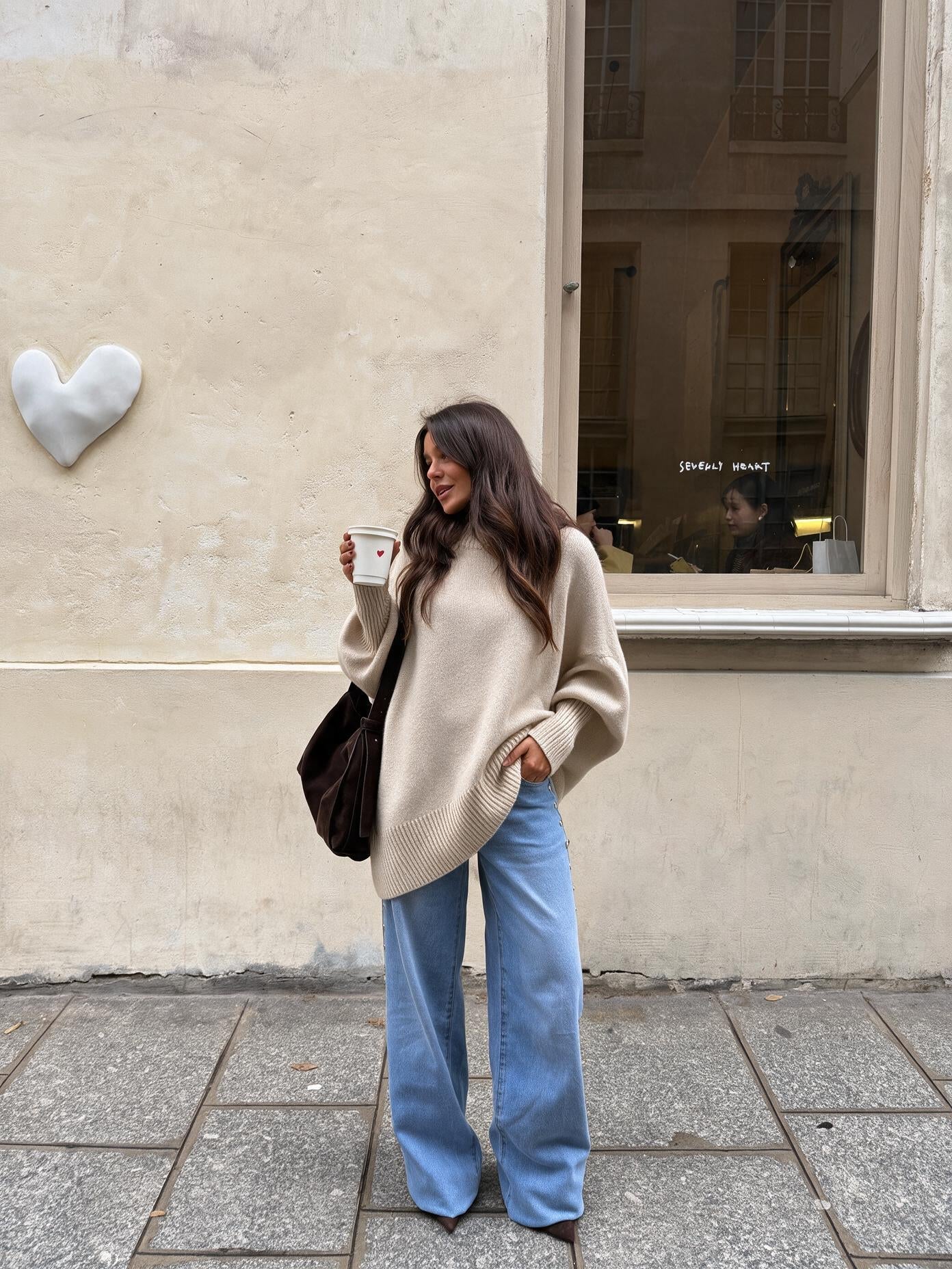 velmara-gen · maglione-a-maglia-morbida-taglio-semplice · Beige · frontale · 1