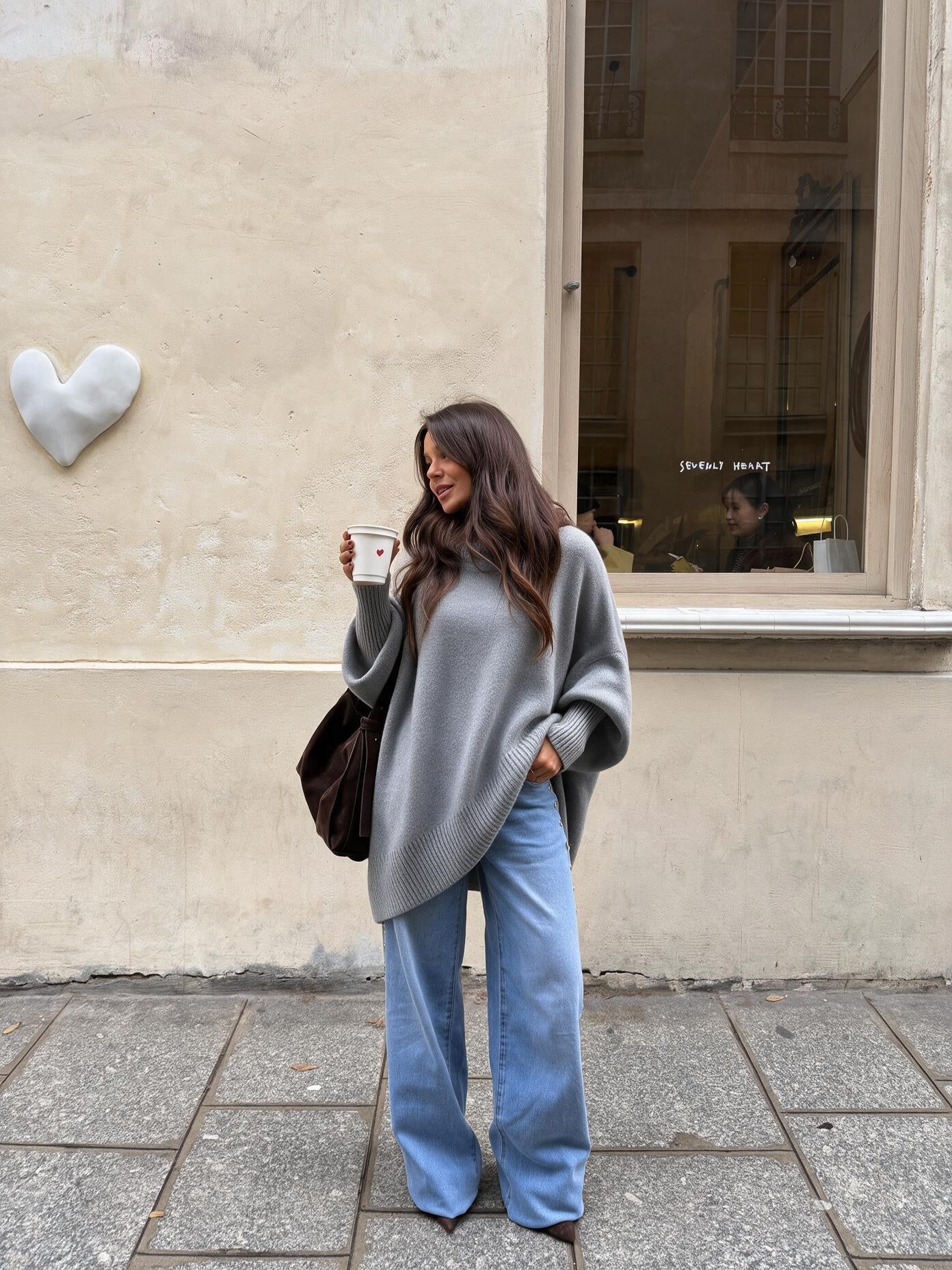 velmara-gen · maglione-a-maglia-morbida-taglio-semplice · Grigio · frontale · 1