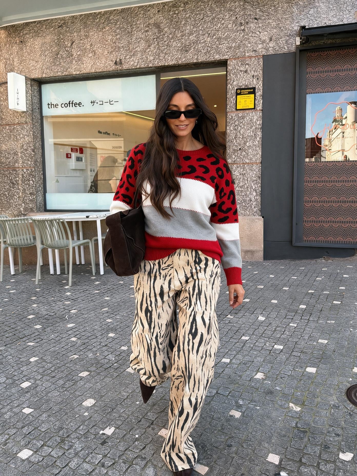 velmara-gen · maglione-con-motivo-jacquard-discreto · Rosso · frontale · 1