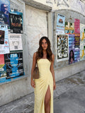 velmara-gen · abito-da-sera-lungo-gonna · Giallo · frontale · 1