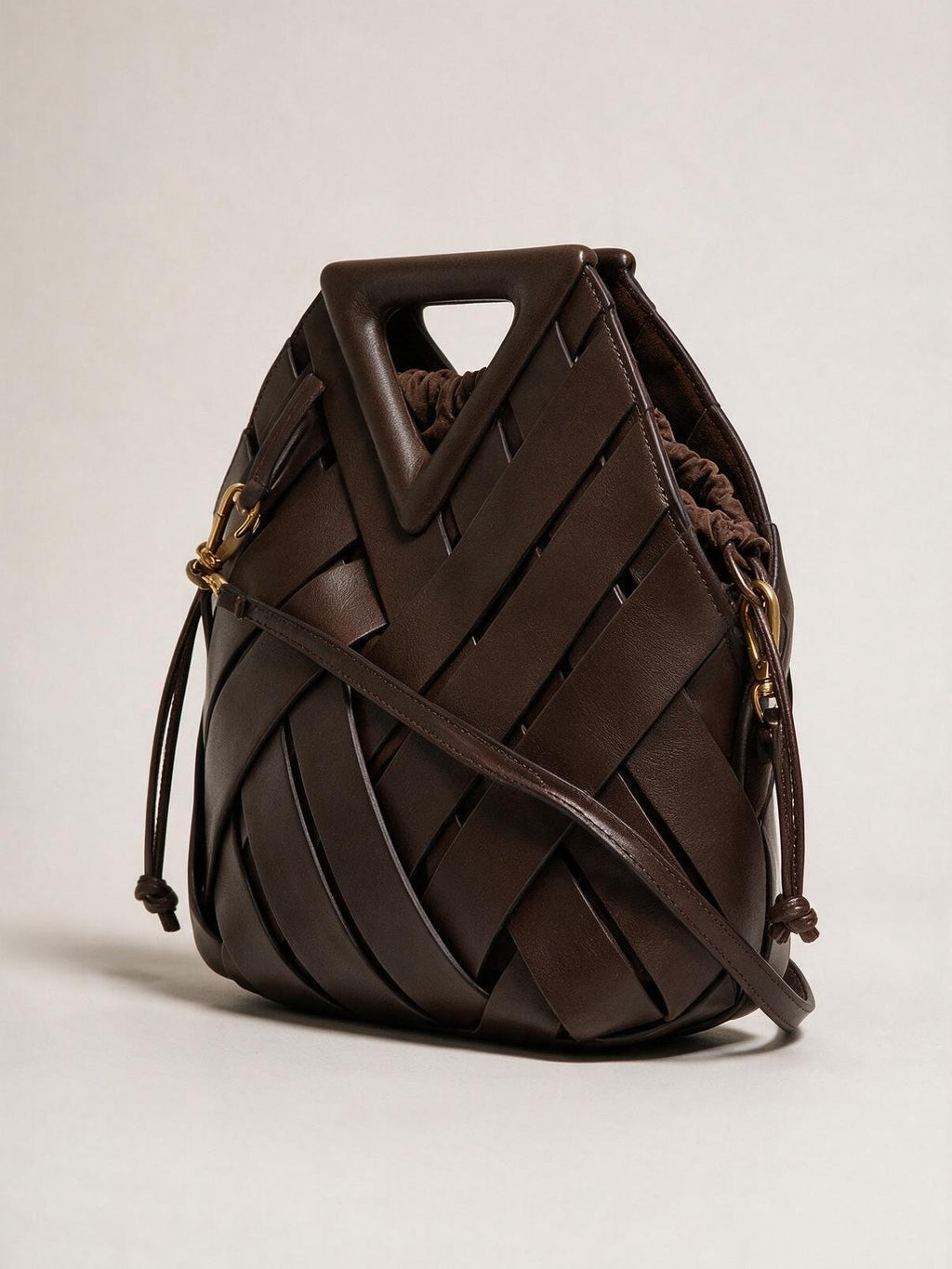 velmara-acc · borsa-treccia-linea-geometrica · Cioccolato · 2 · 34