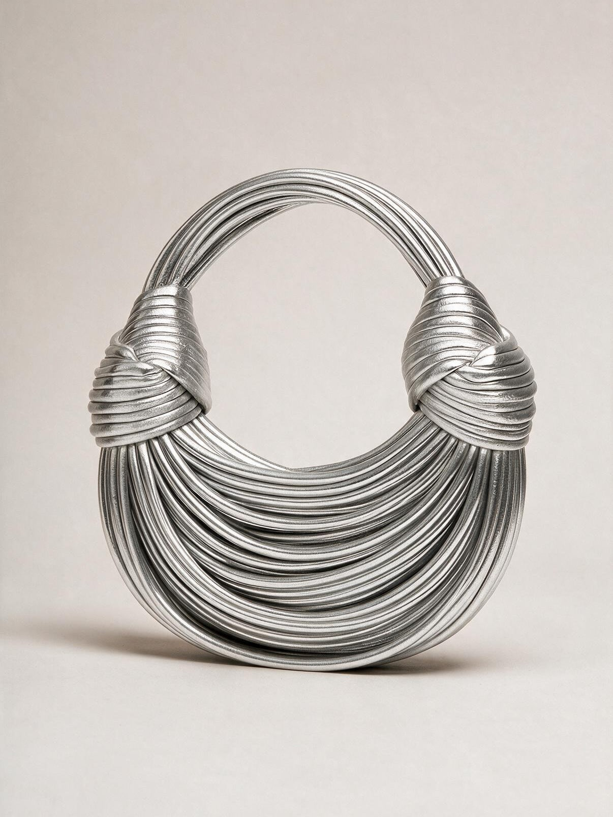 velmara-acc · borsa-linea-scultorea-metallica · Argento · 102 · 34