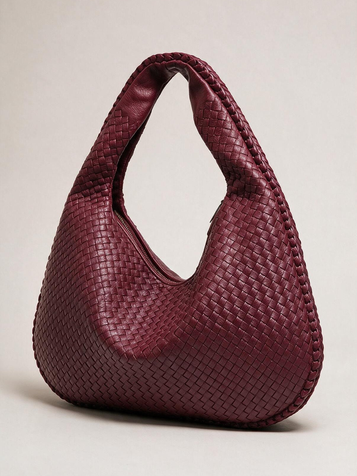 velmara-acc · borsa-treccia oversize · Bordeaux · 1 · 34