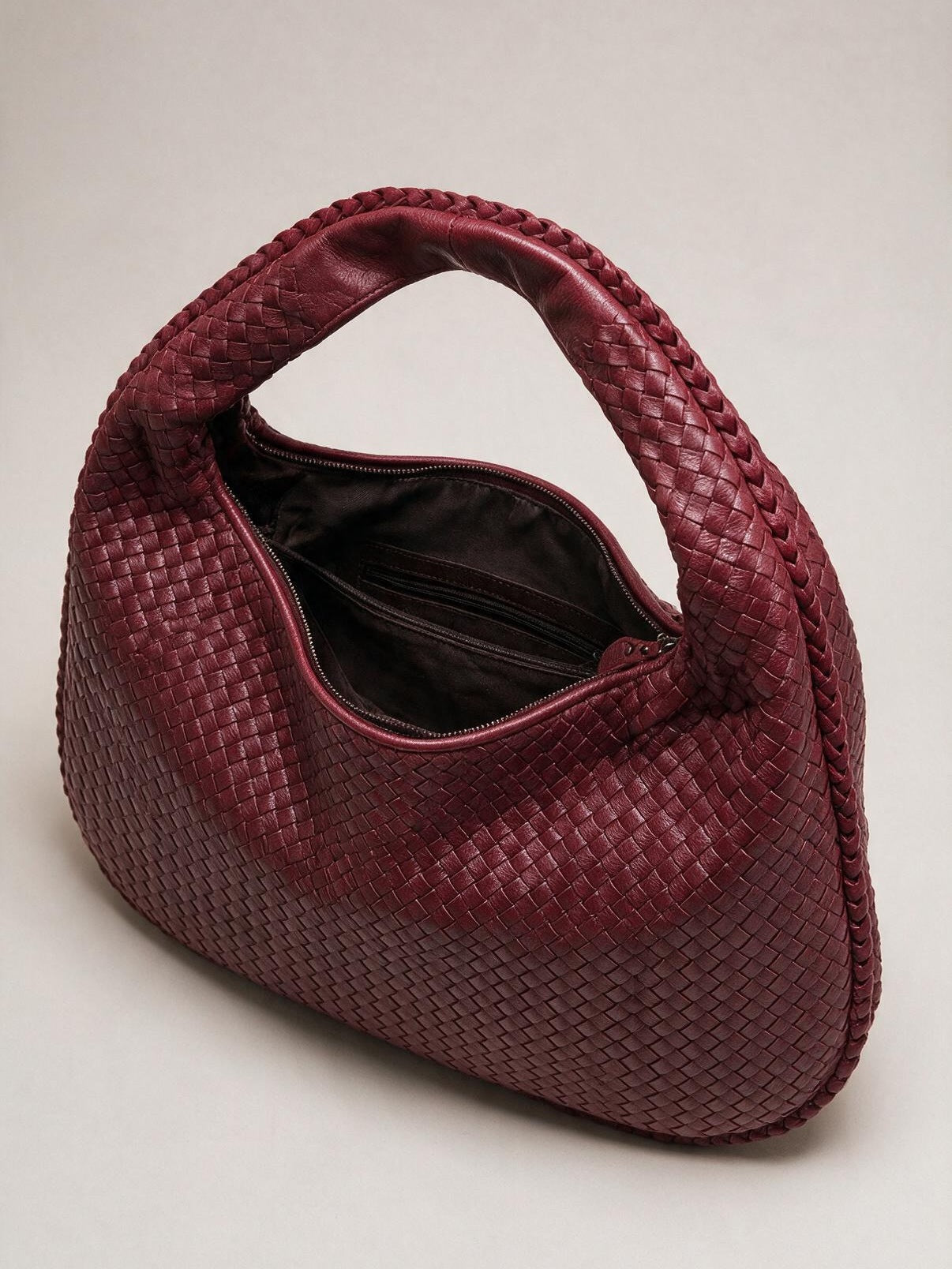 velmara-acc · borsa-treccia oversize · Bordeaux · 2 · 34